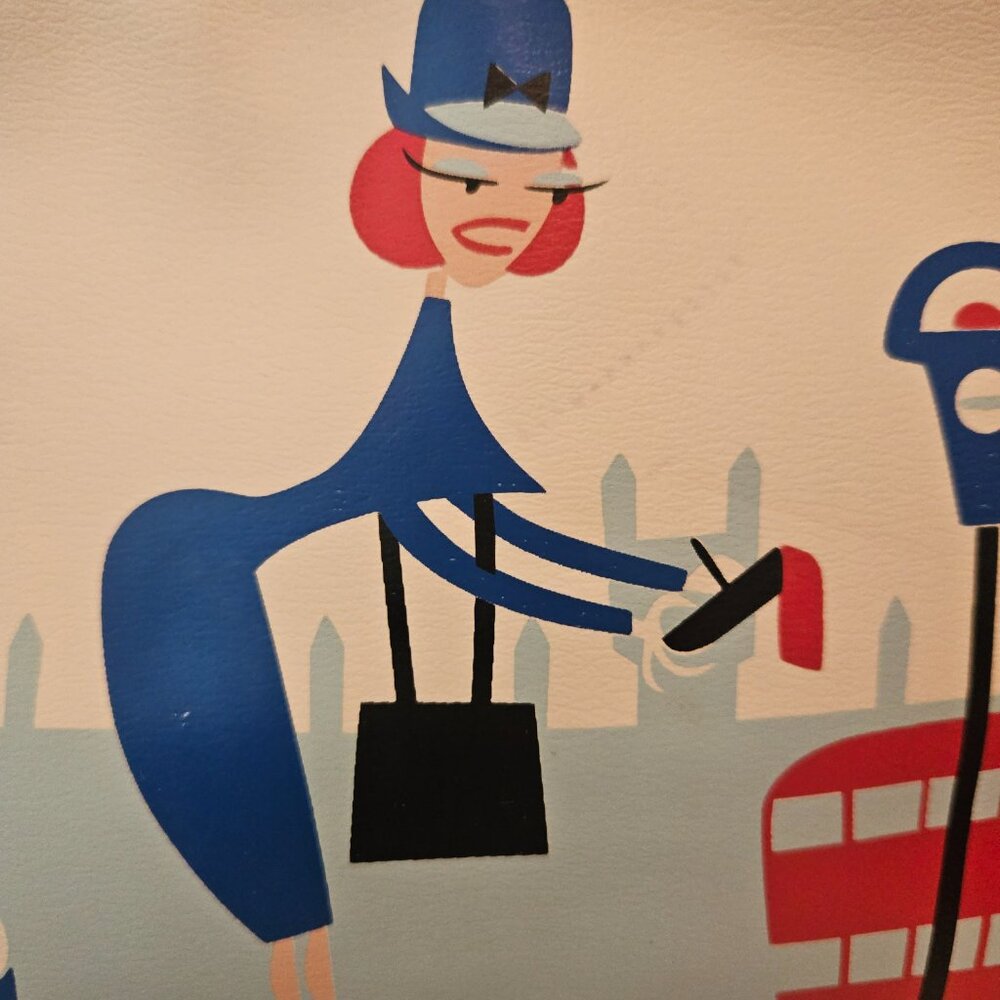 SHAG for Paul Frank JULIUS AND RITA UK Vinyl Handbag Rare limited edition w tags - Picture 3 of 15